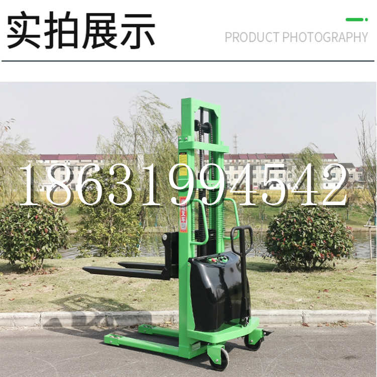 武汉市电动叉车堆高车液压铲车电瓶1吨2吨站驾步行式小型全自动叉车
